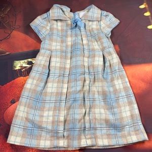 Gorgeous girl plaid dress